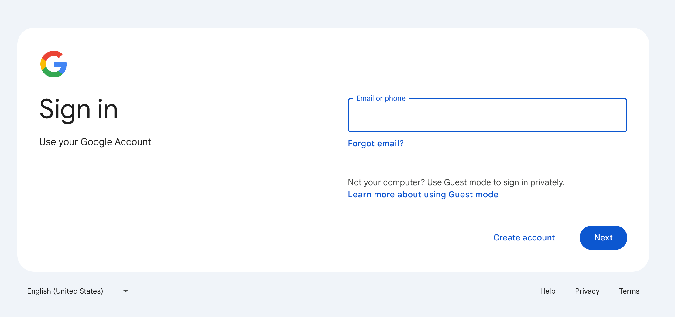 Identifier-driven login